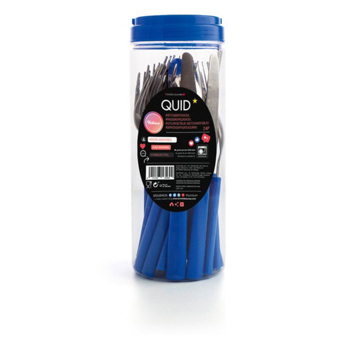 Juego de Cubiertos Quid Habitat Metal 24 Piezas