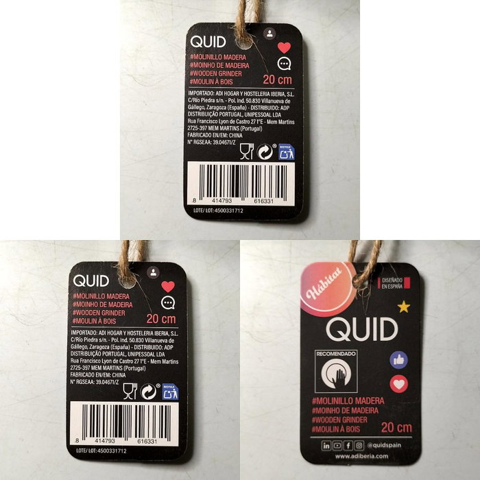 Quid Molinillo de Madera HÁBITAT