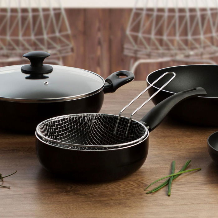 Sartén Honda de Aluminio Estampado Hydra Quid 20x7,2 cm