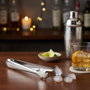 Quid Professional Pinza para el hielo INOXPREME de acero inoxidable