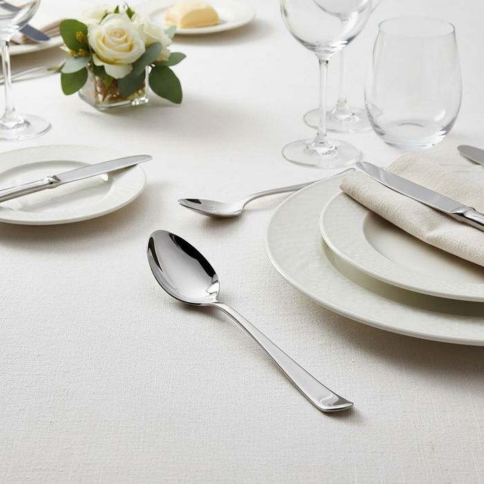 Caja 12 Cucharas de Mesa Acero Inox Juno Amefa 3 mm Espesor