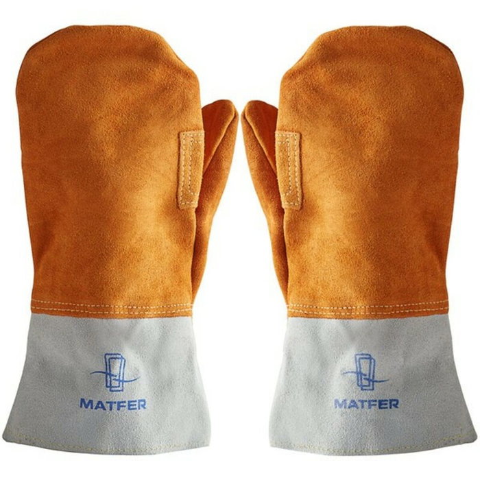 Matfer Par de Manoplas Horno 10 cm Marrón