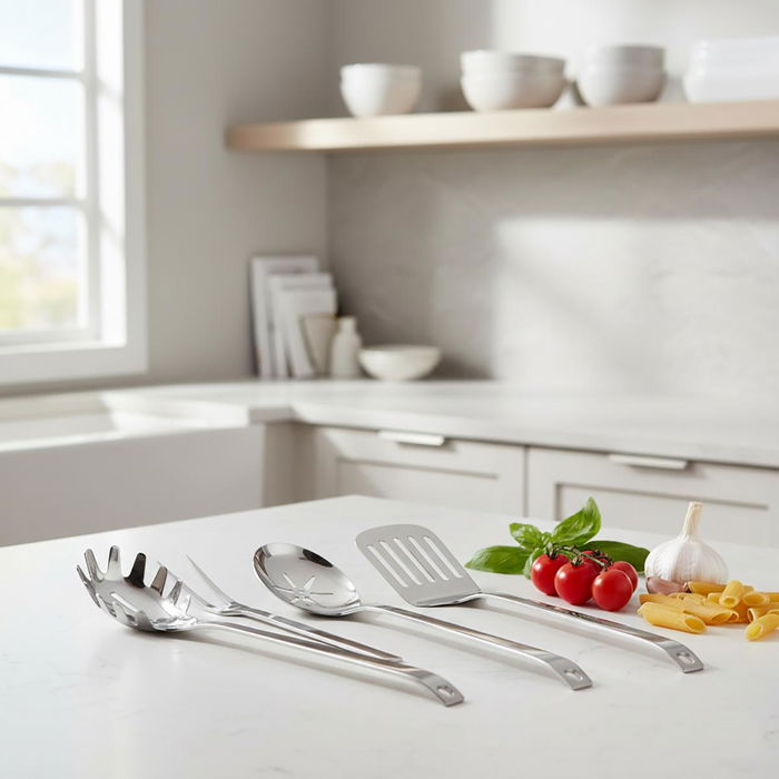 Cuchara Spaguetti Acero Inox New Buffet Amefa 31,5 cm-3 mm