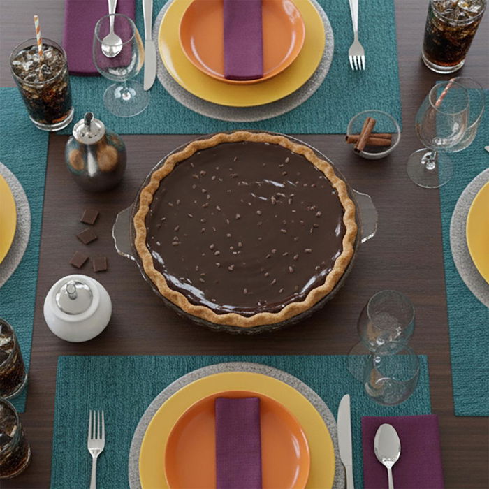 Molde Cake Redondo Horno Boro Ocuisine Vidrio Ô Cuisine 26x23x5 cm