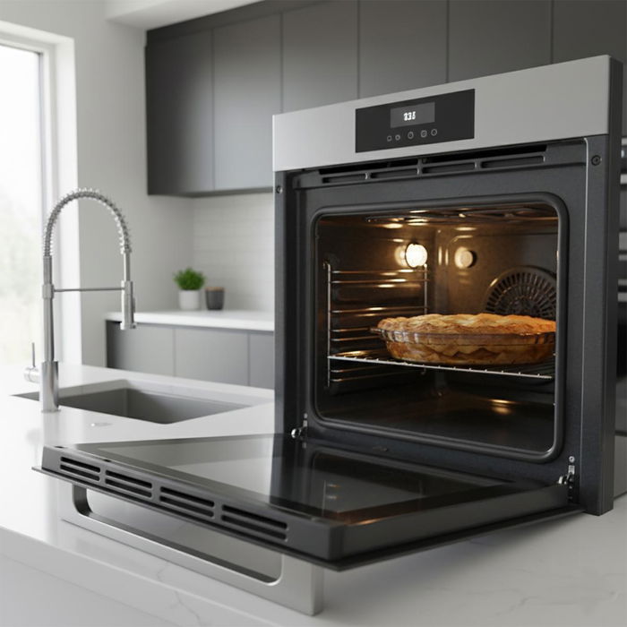 Molde Cake Redondo Horno Boro Ocuisine Vidrio Ô Cuisine 26x23x5 cm