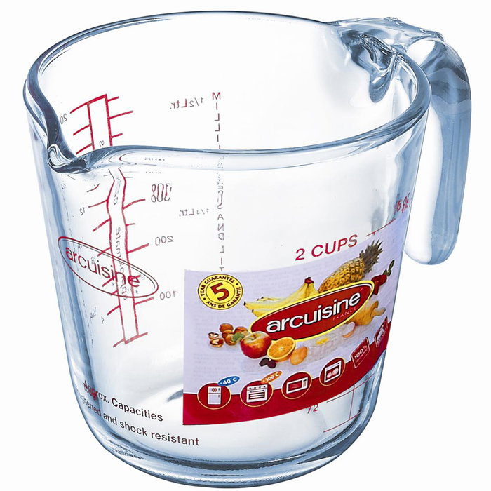 Jarra Medidora Boro Ocuisine Vidrio Ô Cuisine 0,5 L