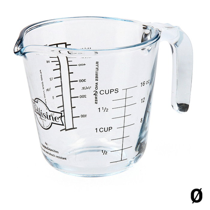 Ô Cuisine Jarra Medidora Boro Ocuisine Vidrio 0,25 L