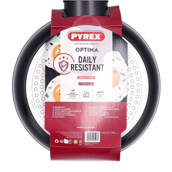 Pyrex® Sartén Optima + de Aluminio Forjado 20 cm