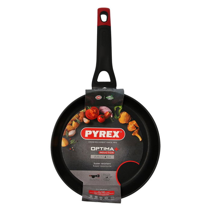 Sartén Aluminio Forjado Optima + Pyrex® 26 cm Sartén Aluminio Forjado Optima + Pyrex® 26 cm