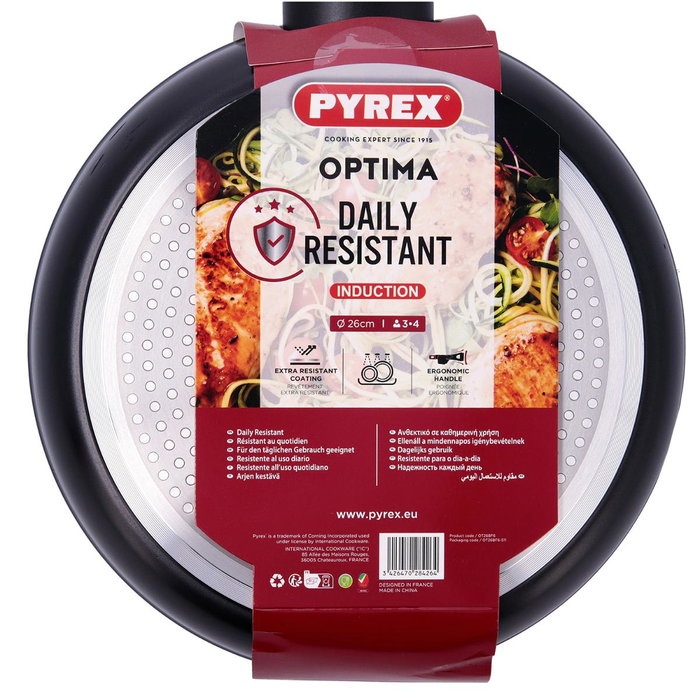 Pyrex® Sartén Optima + Aluminio Forjado 26 cm