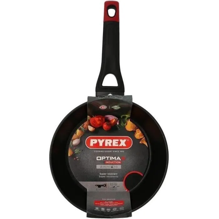 Pyrex® Sartén Honda Optima + Aluminio Forjado 24 cm