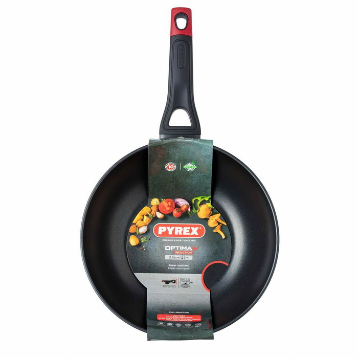 Pyrex Wok Optima + de Aluminio Forjado de 28 cm Pyrex Wok Optima + de Aluminio Forjado de 28 cm