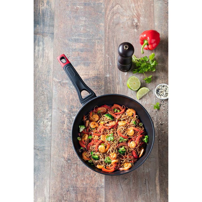 Pyrex Wok Optima + de Aluminio Forjado de 28 cm Pyrex Wok Optima + de Aluminio Forjado de 28 cm