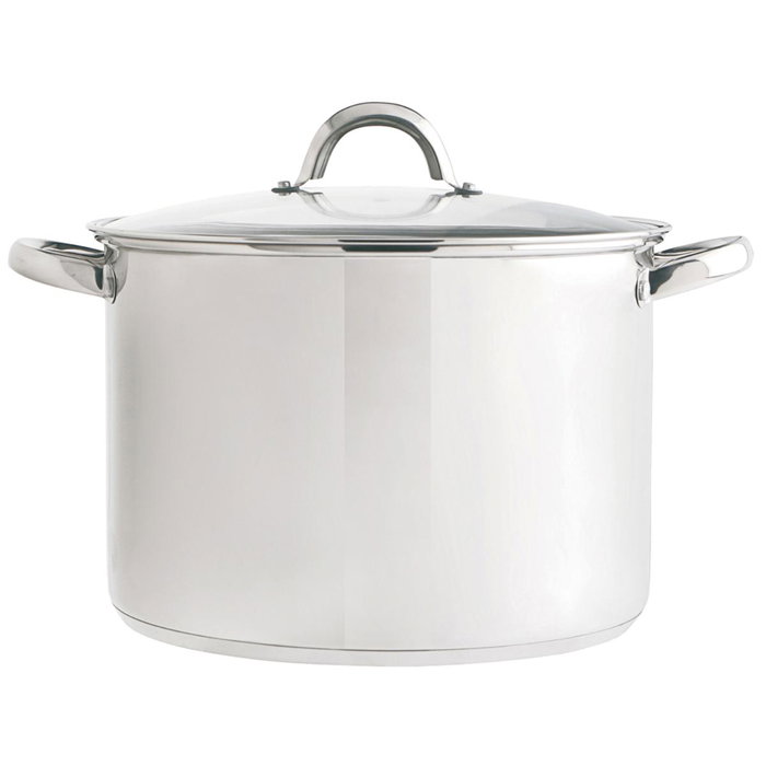 Quid Olla de Acero Inoxidable Ottawa con Tapa de 20 cm Quid Olla de Acero Inoxidable Ottawa con Tapa de 20 cm