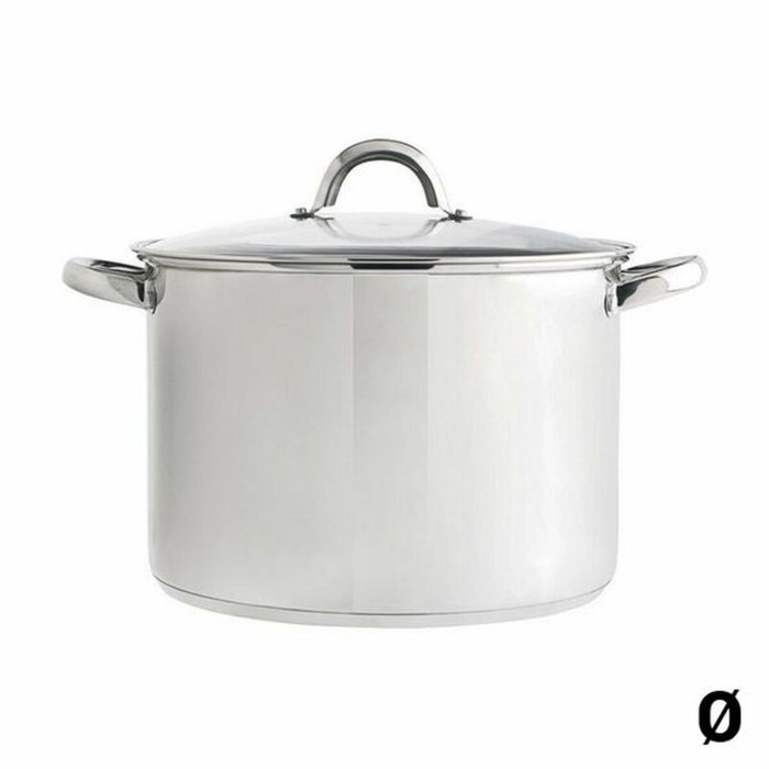 Quid Olla de Acero Inoxidable Ottawa con Tapa de 20 cm Quid Olla de Acero Inoxidable Ottawa con Tapa de 20 cm