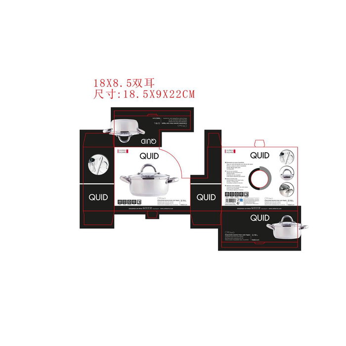 Cacerola Acero Inoxidable Ottawa Quid 18 cm - 2 L