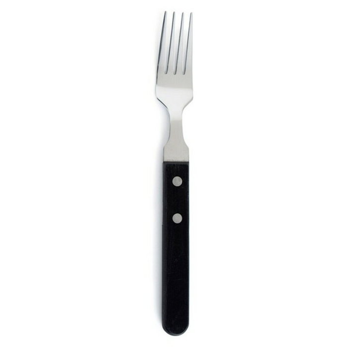 Amefa Caja de 12 Tenedores Chuleteros Pizza Acero Inox 21,2 cm