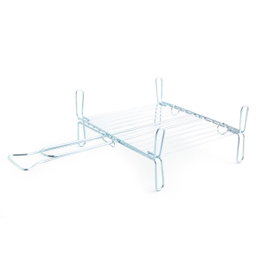 Quid Parrilla Doble Acero Prepara Bbq 50x50 cm