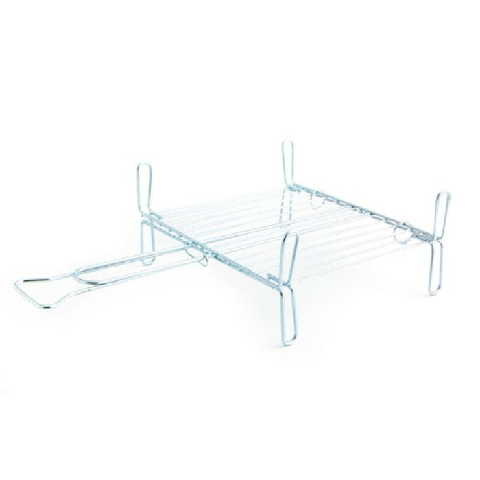 Quid Parrilla Doble Acero Prepara Bbq 30x35 cm