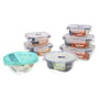 Luminarc Set 7 Recipientes Herméticos de Vidrio Pure Box Active