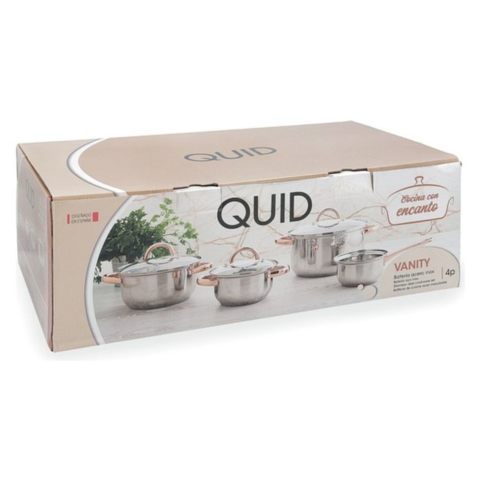Quid Batería Acero Inoxidable Vanity 14 cm - 1 L