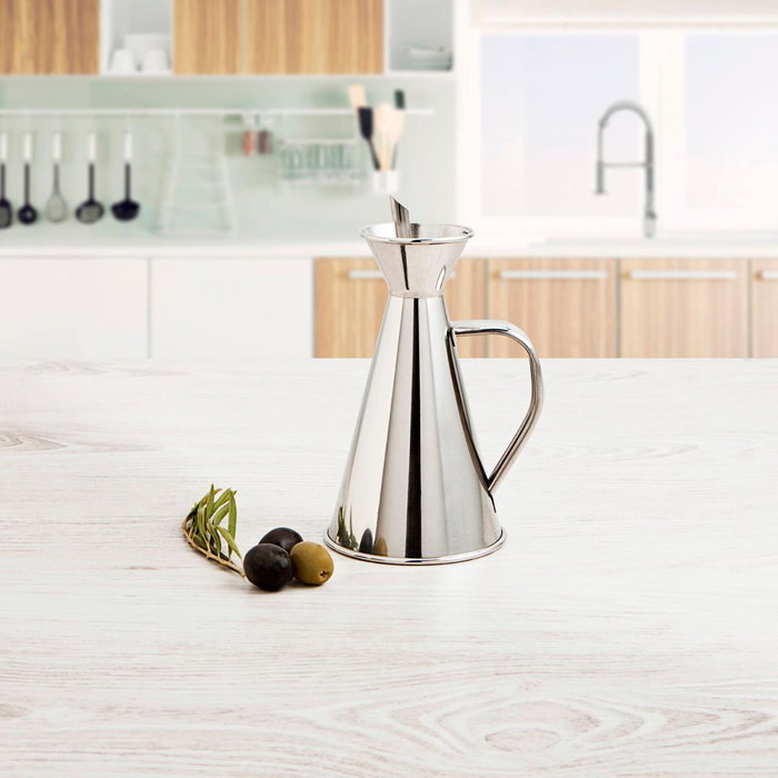 Aceitera Antigoteo Acero Inoxidable Renova Quid 0,5 L