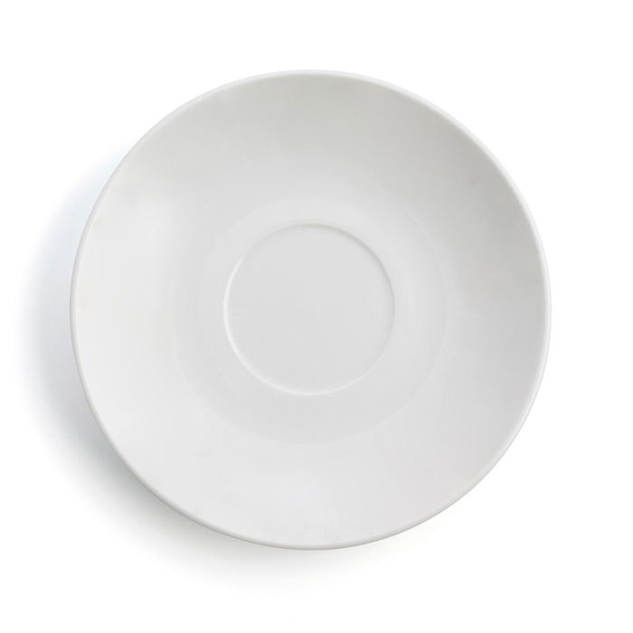 Set 6 Tazas con Plato Porcelana Renova Blanca Quid 9 cL