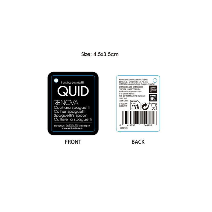 Cucharón Spaguetti Renova Quid 32x7x4 cm
