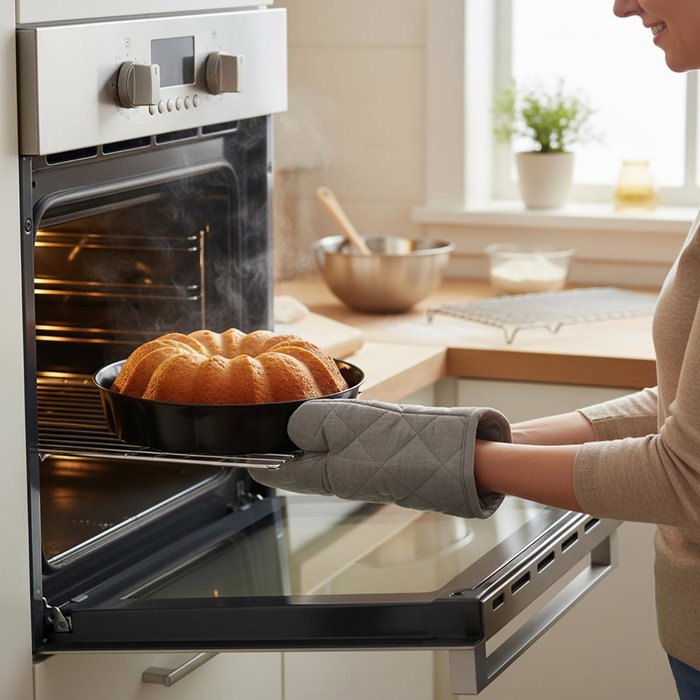 Molde Tarta Hondo Acero Pintado Sweet Grey Quid 28x5 cm Molde Tarta Hondo Acero Pintado Sweet Grey Quid 28x5 cm