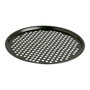 Quid Bandeja Pizza Acero Pintado Sweet Grey 30x0,9 cm Negro