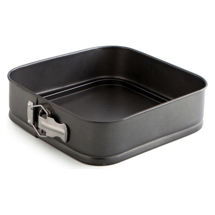 Quid Molde Cuadrado Desmontable Sweet Grey 24 cm