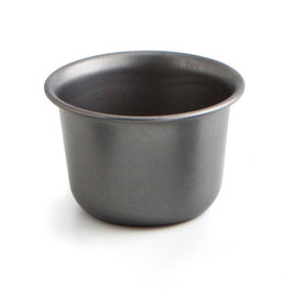 Molde Flan Acero Pintado Sweet Grey Quid 7,5 cm