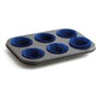 Quid Bandeja para 6 Cupcakes Sweet Grey de Acero Pintado