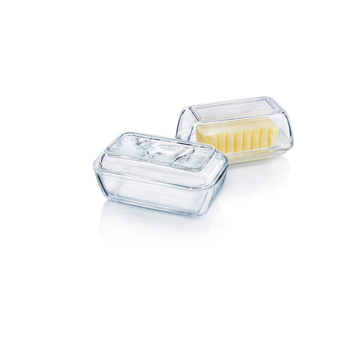 Luminarc Mantequera con Tapa Vaca Blanco 17x7 cm