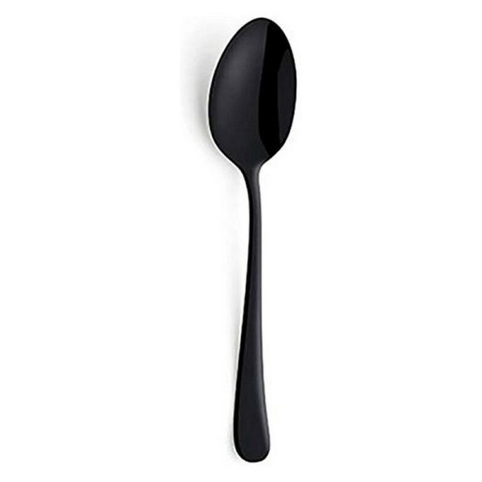 Amefa Set de 12 Cucharas para Café Austin Negro en Acero Inoxidable