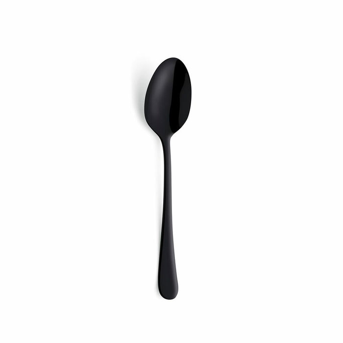 Amefa Caja de 12 Cucharas de Postre Austin Negro 18,5 cm