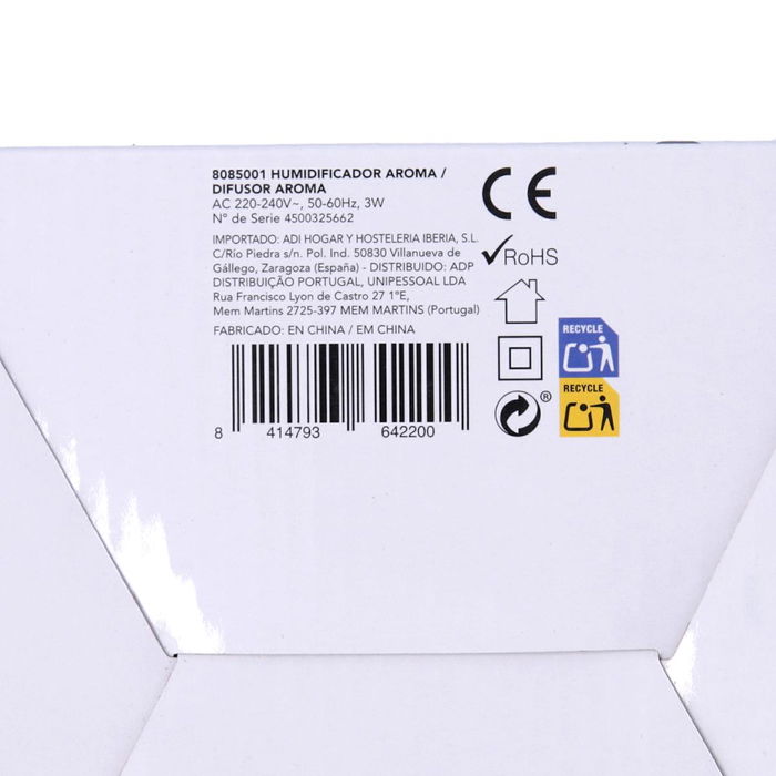 Humidificador Aroma Gallery DCook 3 W - 0,3 L