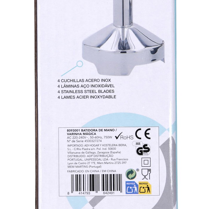 Batidora de Mano Gallery DCook 750 W - 37x7x5 cm