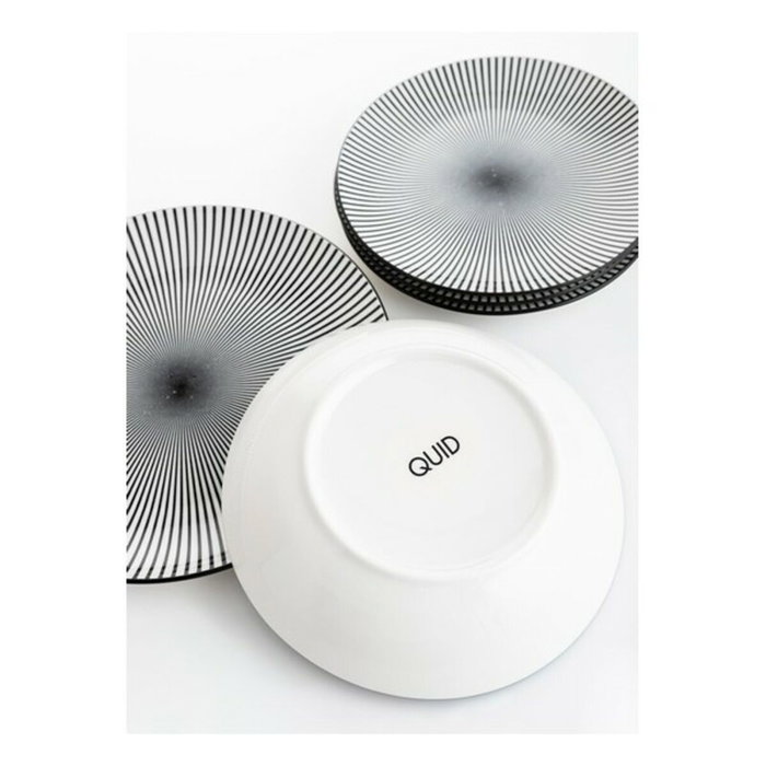 Quid Vajilla Miami de 18 Piezas - 6 Personas - Negro Quid Vajilla Miami de 18 Piezas - 6 Personas - Negro