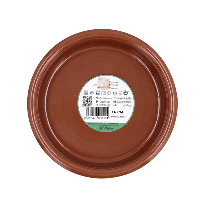 Cazuela Barro Barro Profesional Raimundo 16 cm