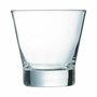 Arcoroc Juego de 12 Vasos Bajos Shetland de Vidrio