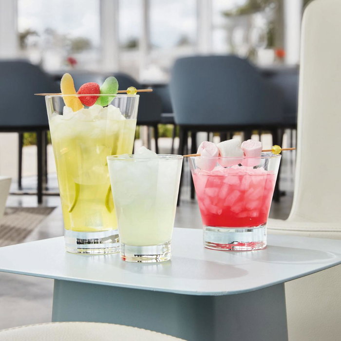 Caja 12 Vasos Altos Vidrio Shetland Arcoroc 42 cL