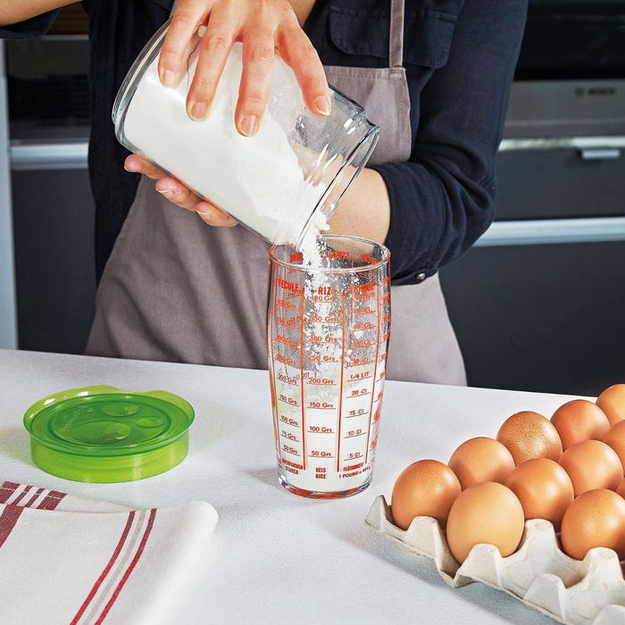 Vaso Medidor Alto Vidrio Filo Luminarc 8x8x16 cm - 59 cL