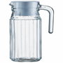 Luminarc Jarra de Vidrio con Tapa Quadro 0,50 L Transparente