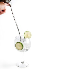Koala Cuchara Gin Tonic Spirit Bar de 27 cm en acero