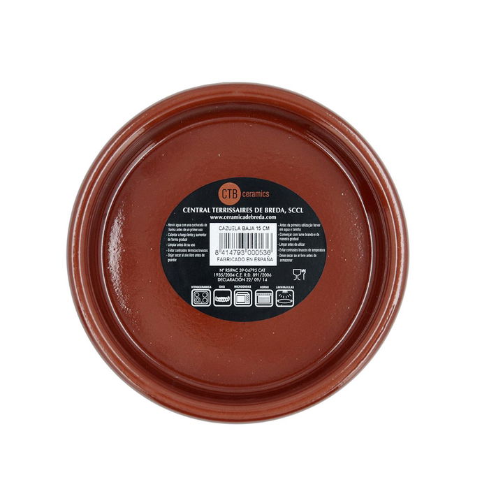 Cazuela Barro Barro Clasico 15 cm