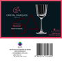 Caja 6 Copas Agua Cristalin Macassar Cristal d'Arques 25 cL