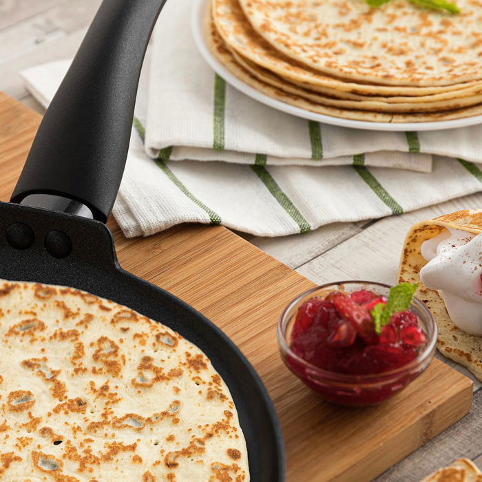 Crepera Aluminio Estampado Hydra Quid 28 cm