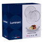 Vajilla Vidrio Pampille Clear Luminarc 18 Piezas - 6 Personas