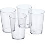 Luminarc Set de 4 Vasos Altos Sidra de 50 cL en Vidrio Transparente